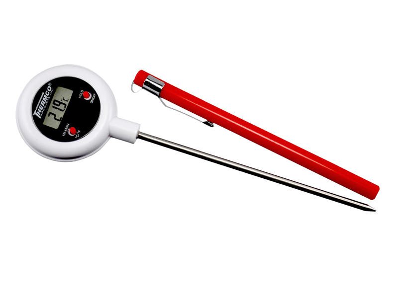 Ambient/Room Large Digit Triple/Temp Display Digital Thermometer 30ml  Glycol - Thermco Products