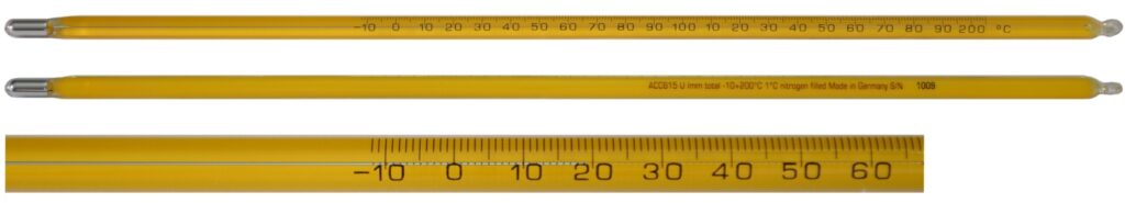 PRECISION - Hg Laboratory Thermometers