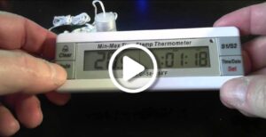 Digital Refrigerator Thermometer - Fridge and Freezer Alarm Alert When  Temperatures Drop - Ideal RV Fridge Freezer Thermometer with Alarm and Max  Min