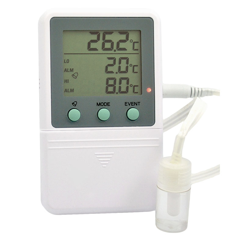 Fridge Single Probe - Time/Date/Stamp Digital Vaccine Bottle Thermometer