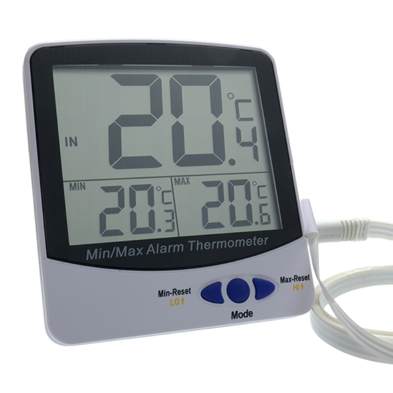 TRIPLE DISPLAY - LARGE DIGIT MIN/MAX Digital Thermometer