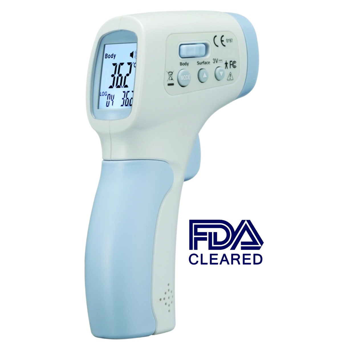 AccuTherm™ MEDI-Scan Clinical Forehead Infrared Thermometer images