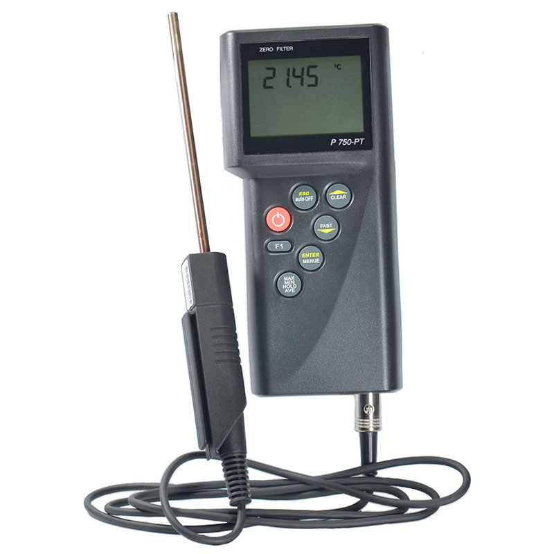 Single Probe Platinum Pt100 Precision Handheld Digital Thermometer