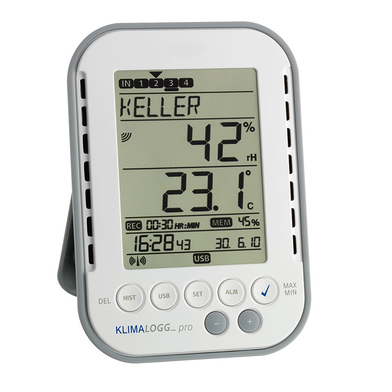 AMBALM002: Wireless Indoor/Outdoor 8-Channel Thermo-Hygrometer
