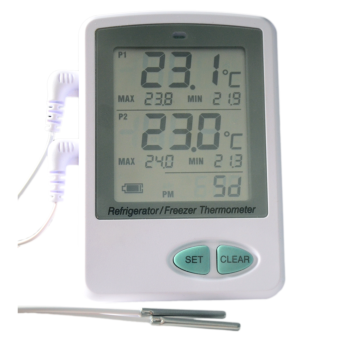 Ultra Low Temperature Dual Probe Data Logger W/Software-Less Reporting -  Thermco Products
