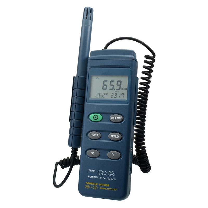 6500 Therma hygrometer low cost - mesure humidité relative, point de rosée  et température avec sonde externe fixe