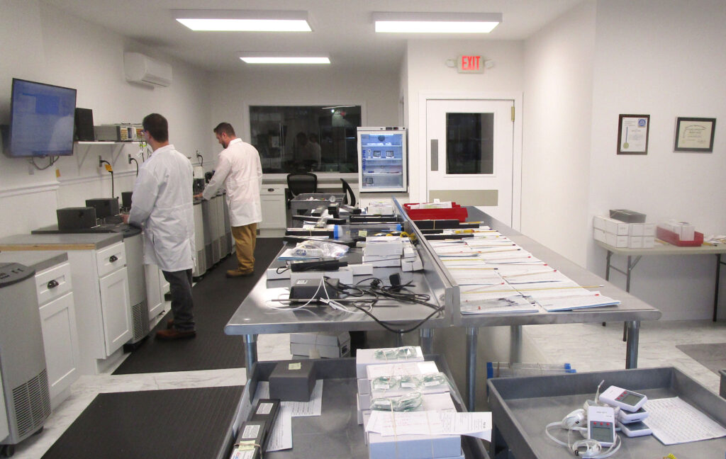 Laboratory utilizing data loggers from Thermco Products